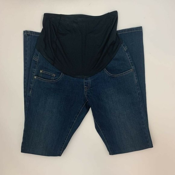 Kimi + Kai Maternity Boot Cut Jeans Blue Sz 28 - Picture 2 of 5